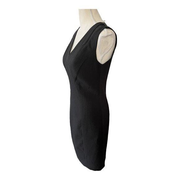 Tahari Black Cocktail Dress Size 2 - Picture 5 of 9